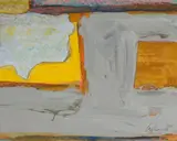 Harry Hilson, Untitled, mixed media painting on paper