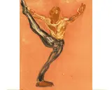 Red High Stepper by Robert Henry, 1994, lithograph, offered Mar 2025