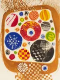 Sheila Bonser, Baroque Ensemble #1, 1980, aquatint