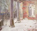On the Estate of Count V.N. Voeikov by Andrej Vilkov, 2020, oil on canvas, offered Mar 2025