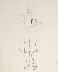Untitled by Reginald Marsh, etching, offered Mar 2025
