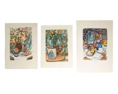 Untitled by Marjorie Stevens, watercolor still life, offered Mar 2025