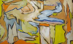 Untitled by Steve Redman, 1960s, oil on canvas, offered Jan 2025