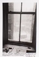 Allen Ginsberg, Untitled, photograph of a windowsill