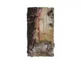 Sand Script 7 by Juliet Holland, mixed media assemblage, offered Jan 2025