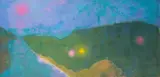 Martin Friedman, Untitled, 1960, oil on canvas abstract landscape