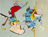 James L. Bruch, Untitled, acrylic on paper