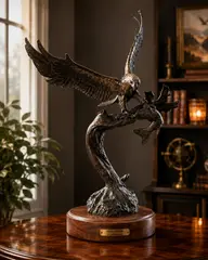 Carl Wagner, "Perfection", 1997, Patinated bronze