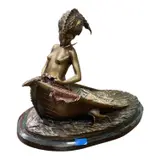 Sculpture by "Barco" by Carlos Verdial, Patinated Bronze, offered Jul 2026