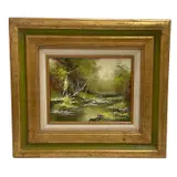 Untitled by Woodland Stream, oil, offered Sep 2026