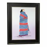 A large-scale contemporary lithograph on paper by celebrated Navajo artist R.C. Gorman by "Yolanda" by R.C. Gorman, Lithograph on Paper, offered Sep 2026