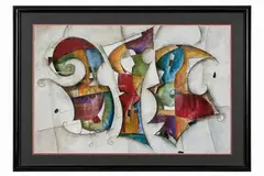 Dance by Eric Waugh, Medium:, Mixed media on paper Artist: Eric Waugh Signature: Lower left