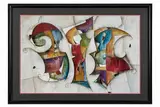 Medium: by Dance by Eric Waugh, Mixed media on paper Artist: Eric Waugh Signature: Lower left, offered Sep 2026