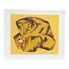 "Espera" by Joseph Eldouma, Screenprint on paper, offered Sep 2026