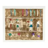 "Egyptian Memories I" by Cheryl A. Aaron, Color etching / aquatint on paper, offered Sep 2026