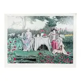 "Into The Garden" by Gene Francis, Serigraph / Lithograph on paper, offered Sep 2026
