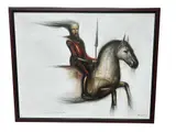 "En un lugar de la Mancha" by Ernesto Mateo Rancaño Vieites, 2018, Mixed Media on Canvas (Mixta sobre lienzo), offered Aug 2026