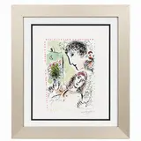 W/COA by "Tenderness" by Marc Chagall, Color Lithograph, offered Jul 2026