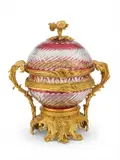Untitled by Red Crystal, bronze french louis xv incense burner centerpiece bowl, offered Aug 2026