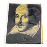 Artist: Steve Kaufman, Title: Shakespeare Medium: Unique, screenprint and hand-painted mixed media on canvas Dimensions: