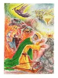 Specifications: Medium: Color by The Burning Bush by Ira Moskowitz, Lithograph on paper, offered Aug 2026