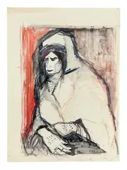 Untitled, Specifications: Medium:, Watercolor and Ink on paper Signature: