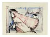 Untitled, Specifications: Medium:, Watercolor and Ink on paper Signature: