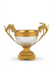 Untitled by Crystal and, bronze centerpiece bowl, offered Aug 2026