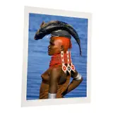 Samburu Warrior, Kenya by Carol Beckwith & Angela Fisher, Color photograph, offered Aug 2026