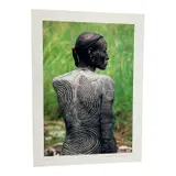 Mursi Girl with Face Painting, Ethiopia by Carol Beckwith & Angela Fisher, Color photograph, offered Aug 2026