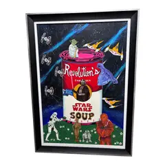 Star WarsSoup Original by Juan Manuel, acrylic on canvas Dimensions:, offered Jul 2026