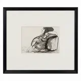 Pablo Picasso, Nu Accoudé (from Le Goût du Bonheur), Lithograph on paper Signature: Signed in pencil lower margin; dated in plate "4.7.67 II" Year Created: 1967 (drawing); 1970 (published)