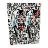 This mixed media work on canvas by American artist Sean Sullivan (known as Layer Cake) features two mirrored by Beautiful Dancer by Sean Sullivan, Mixed media on canvas, offered Aug 2026