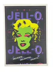 Death Nyc, Marilyn Monroe Jell-O, 2013, Giclee and mixed media on fine art paper