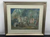 Description: Framed by Vladimir Baranov-Rossiné, oil painting by Ukrainian-Russian artist Vladimir Baranov-Rossiné, offered Jun 2026