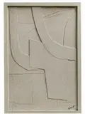 / Plaster Relief by Abstract Relief Panel by Ksenia Sizaya, Mixed Media, offered Aug 2026