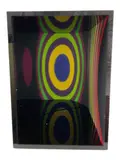 Julio Le Parc, Cercles Par Deplacement, Polychrome print on acrylic/Plexiglas multiple