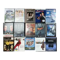 Various Directors, Lot of 15 DVD Movies (including A Bronx Tale, Goodfellas, The Last Samurai, The Dark Knight, The Da Vinci Code, The Devil Wears Prada, Caddyshack, The Terminal, Mystic River, Pearl Harbor, The Day After Tomorrow, Die Another Day, etc.), Mixed media collection of DVD home video releases Quantity: 15 DVDs