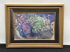 Untitled by Marc Chagall, lithograph w/ coa, offered Aug 2026