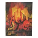 Untitled (Seated Faceless Figure) by Amaya Salazar, Print on Canvas Style: Expressionism / Caribbean Modernism / Contemporary Figurative Subject: Seated Faceless Woman Surr, offered Aug 2026