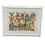 Untitled by Jovan Obican, Mixed media lithograph on paper, offered Aug 2026