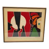 Untitled by Antonio Guansé, Color lithograph with embossing on paper, offered Aug 2026