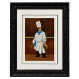 592/595 by Chef Louis by Guy Buffet, Serigraph, offered Aug 2026