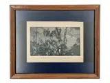 "Farragut Forces the Entrance of Mobile Bay" by William Heatons Overend, Lithograph on paper, offered Aug 2026