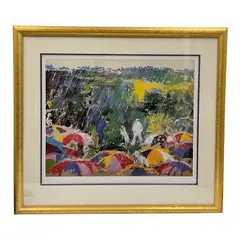 LeRoy Neiman, Arnold Palmer at Augusta National (1973 Masters), Limited edition color serigraph / silkscreen Signature: Hand-signed in pencil lower right margin; signed and inscribed in plate