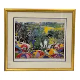 LeRoy Neiman, Arnold Palmer at Augusta National (1973 Masters), Limited edition color serigraph / silkscreen Signature: Hand-signed in pencil lower right margin; signed and inscribed in plate