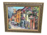Howard Behrens, Village Hideaway., Appears to be a signed color print or giclée, frequently seen in limited editions with hand-embellishment.
