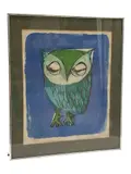Print by "Stylized Owl" by Sami Briss, Lithograph, offered Jun 2026