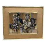 Print by "Jazz Quintet" by Georges Dayez, Lithograph, offered Jun 2026