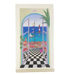 Fanch Ledan, Captain's Headquarter, 2000, Serigraph on canvas Signature: Signed, lower right